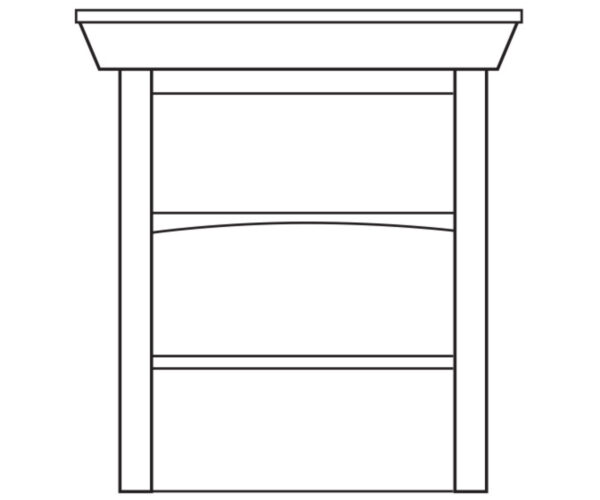 Veranda Wine Hutch - 42½"
